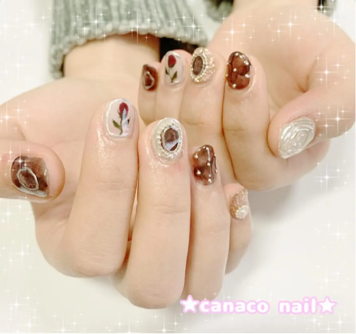 ネイル ベテランネイル cnc  nailのネイルデザイン