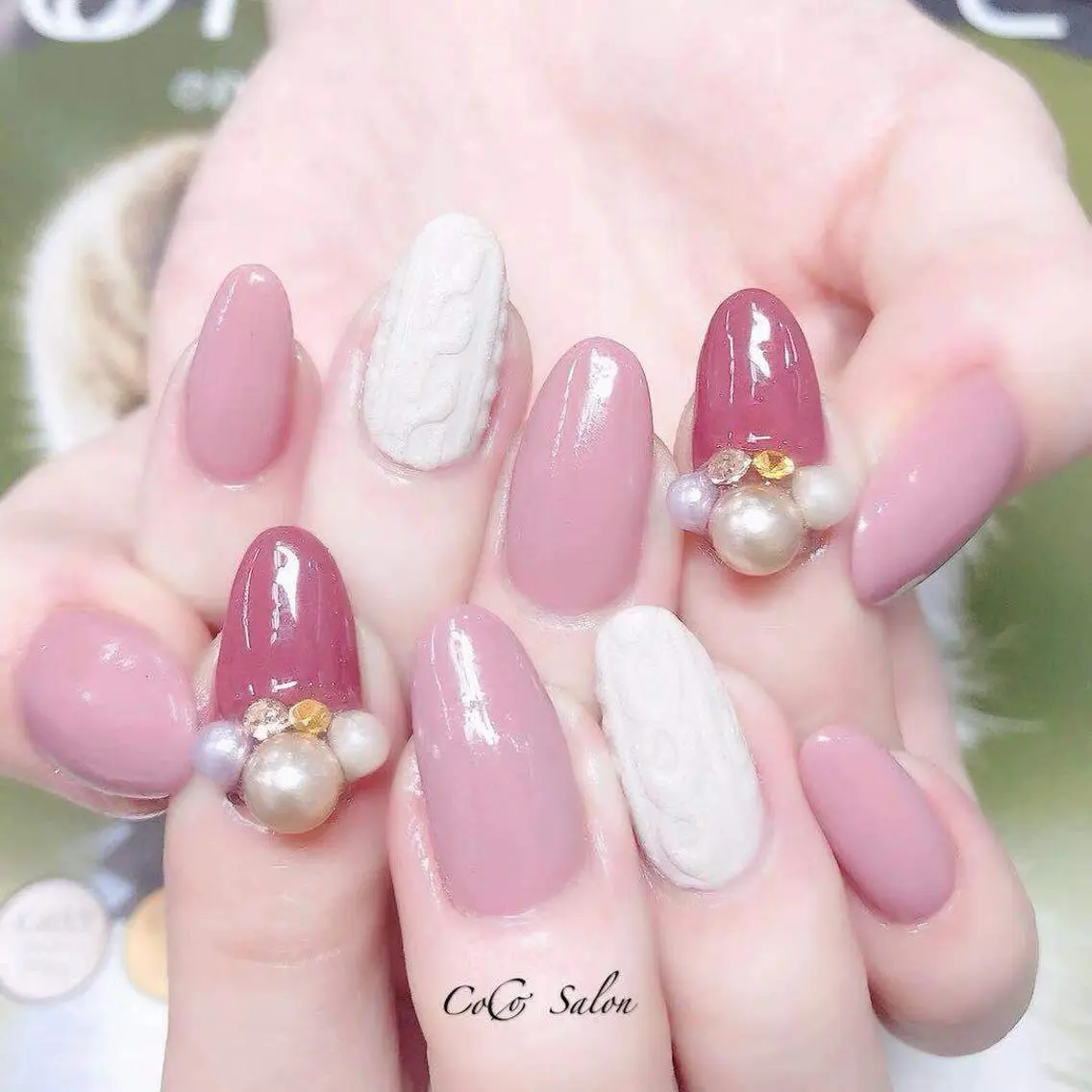 ネイル 冬ネイル CoCoSalon ネイル/まつ毛予約のネイルデザイン
