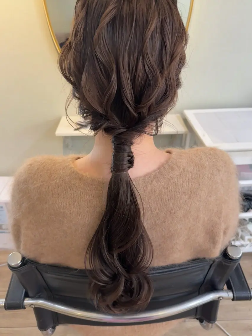 ロング かめやま ゆりのヘアスタイル