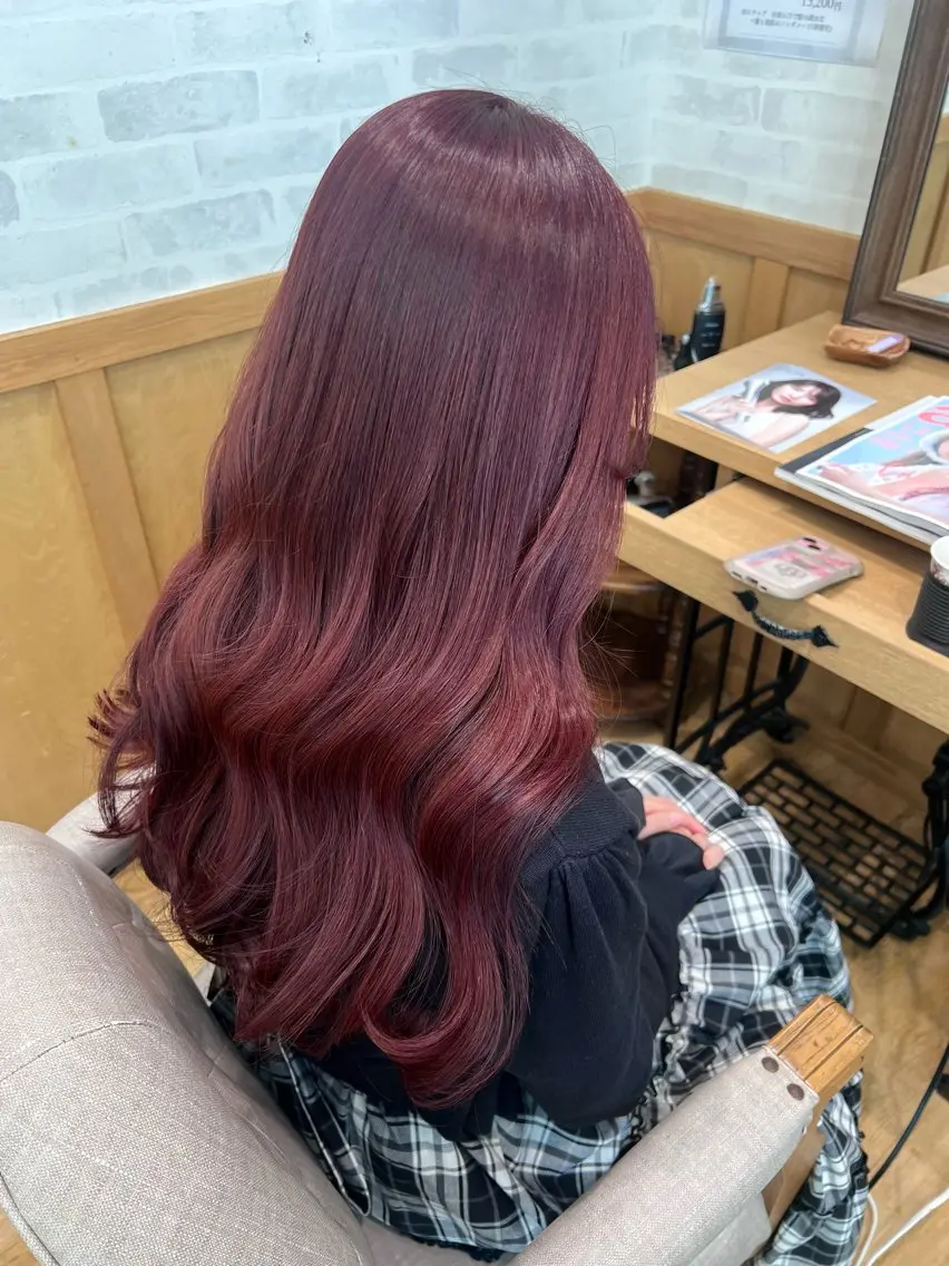 ロング カラー 顔周りカット/透明感 カラー🤍大塚蛍のヘアスタイル