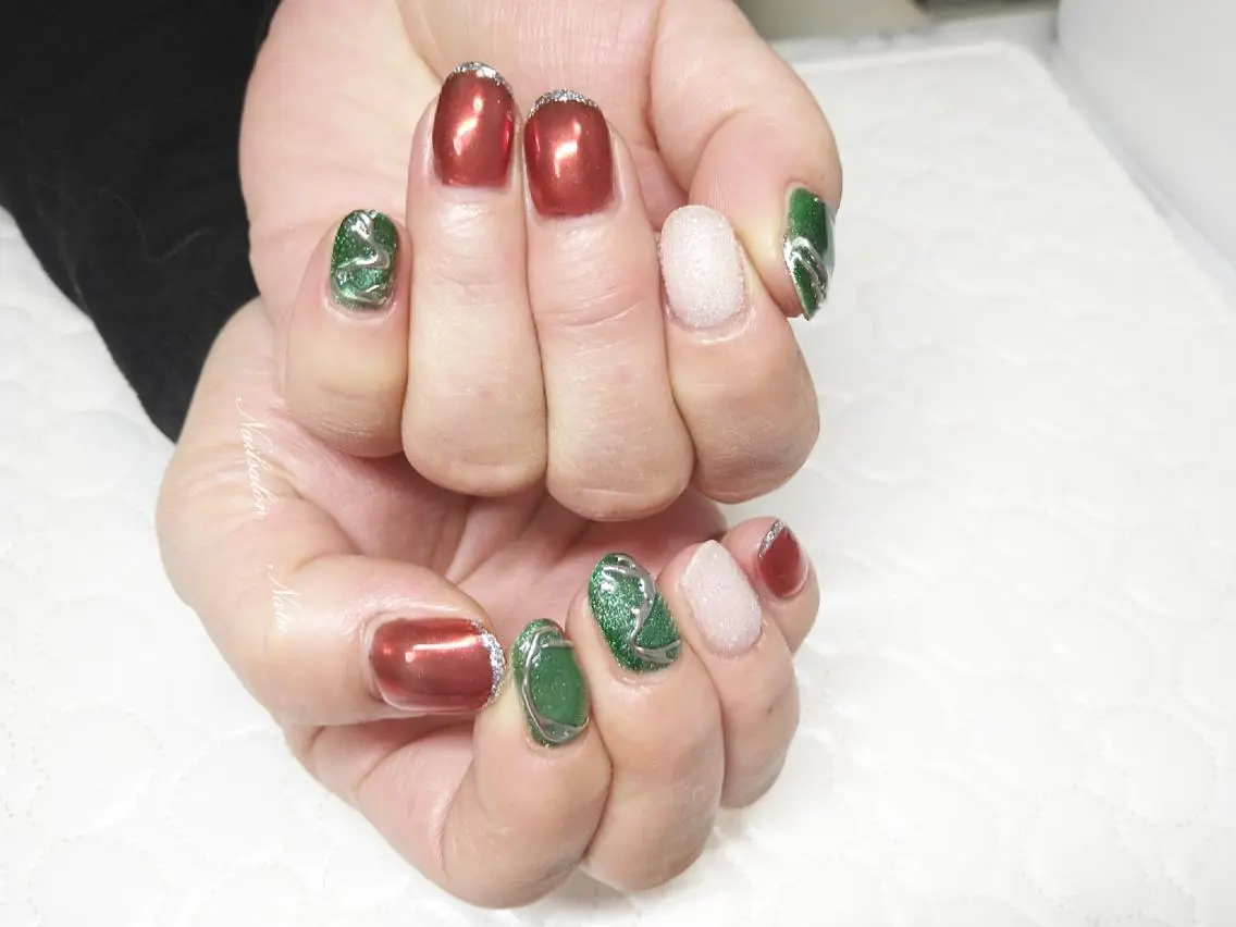 ネイル 冬ネイル クリスマス nailsalon Natuのネイルデザイン