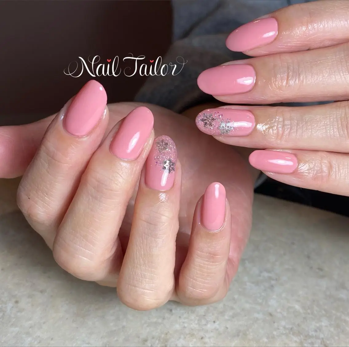 ネイル オフィスネイル ワンカラーネイル 冬ネイル NailTailor ネイルテイラーのネイルデザイン