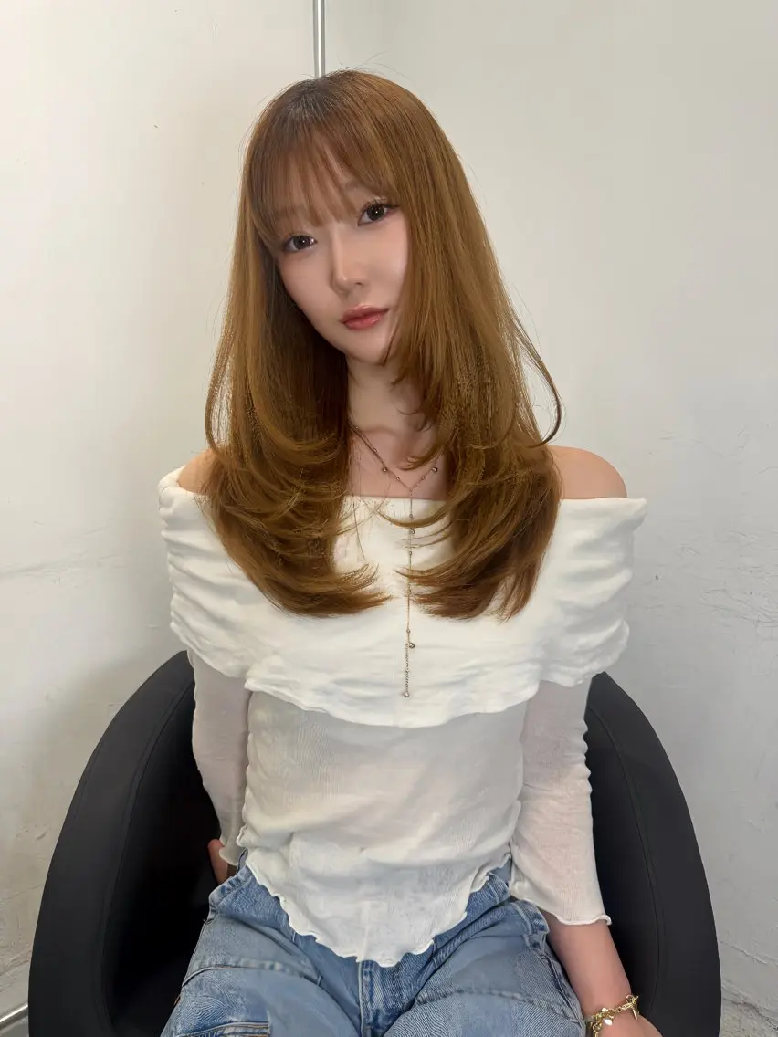 ロング カット 【pia】 江田岳斗のヘアスタイル