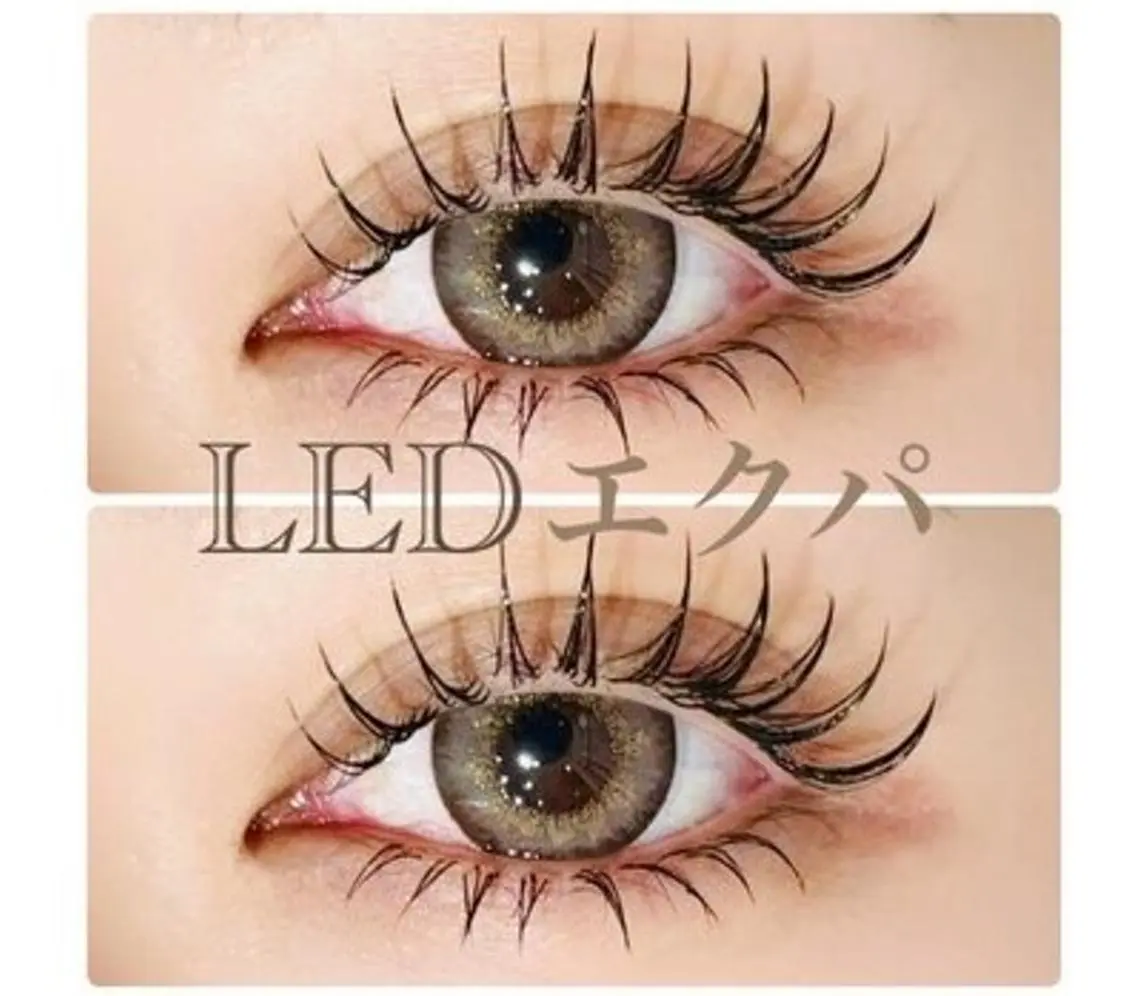 新技術【LEDエクパ】LEDまつエク80本×まつ毛パーマ＋TRコーティング仕上げの写真