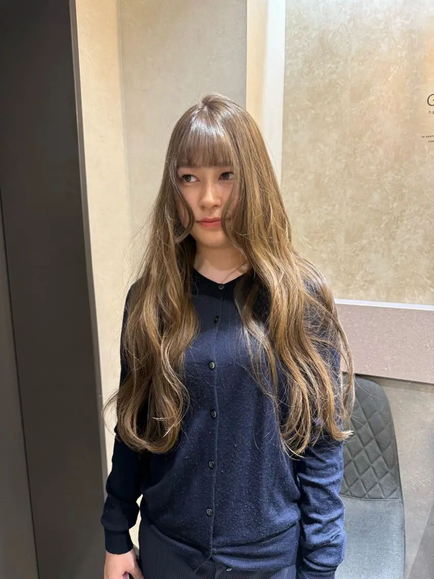 ロング 透明感color🩵 MAYUKAのヘアスタイル