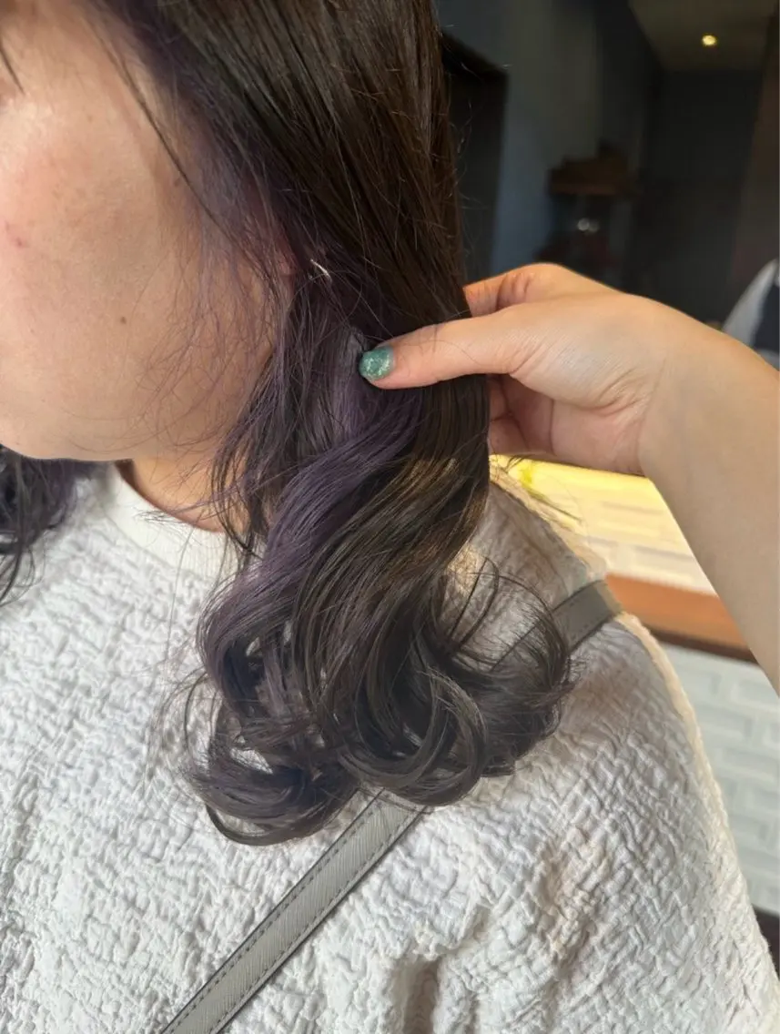 ロング カラー 透明感カラー カット ヘアカラー 🎀Kubu🍀 Natsumu🎀のヘアスタイル