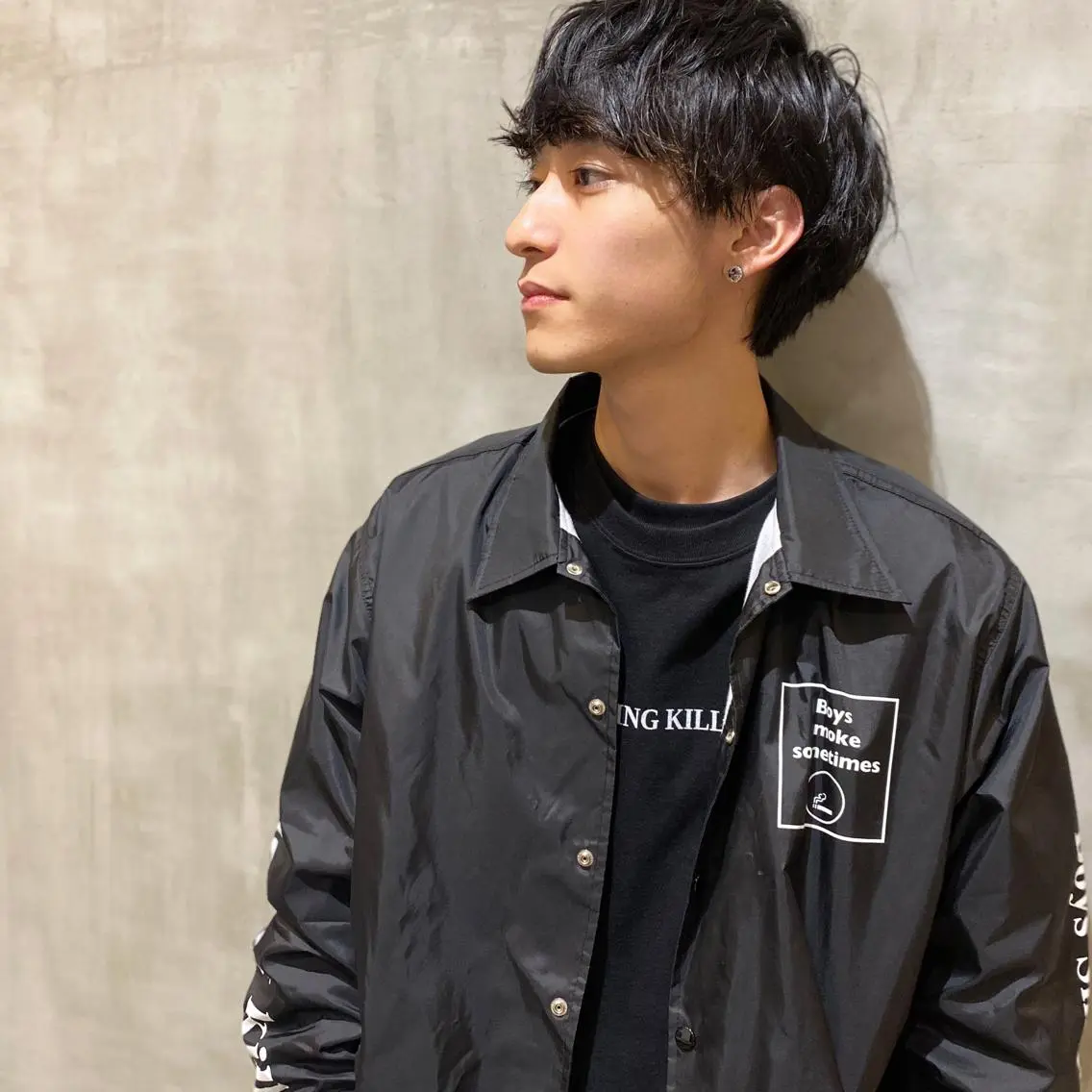 ショート メンズ カット パーマ トリートメント ill副店長 立和田純也のヘアスタイル
