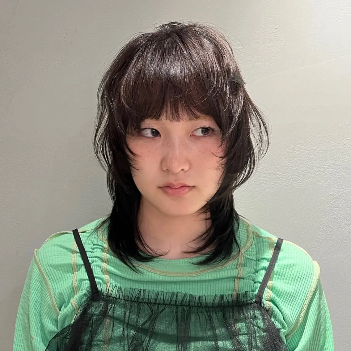 ミディアム カラー 似合わせカット 🌿しゃらのヘアスタイル