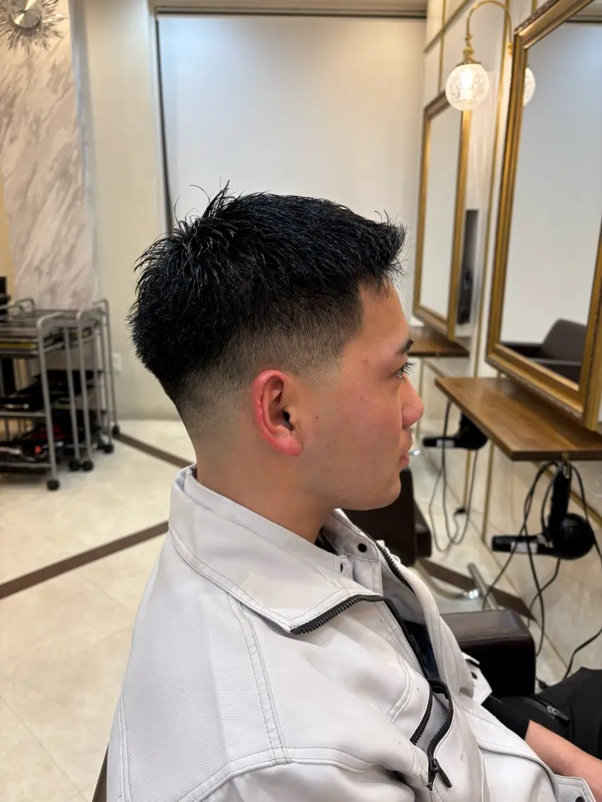 メンズ フェードカット スキンフェード 関口 武侍のヘアスタイル