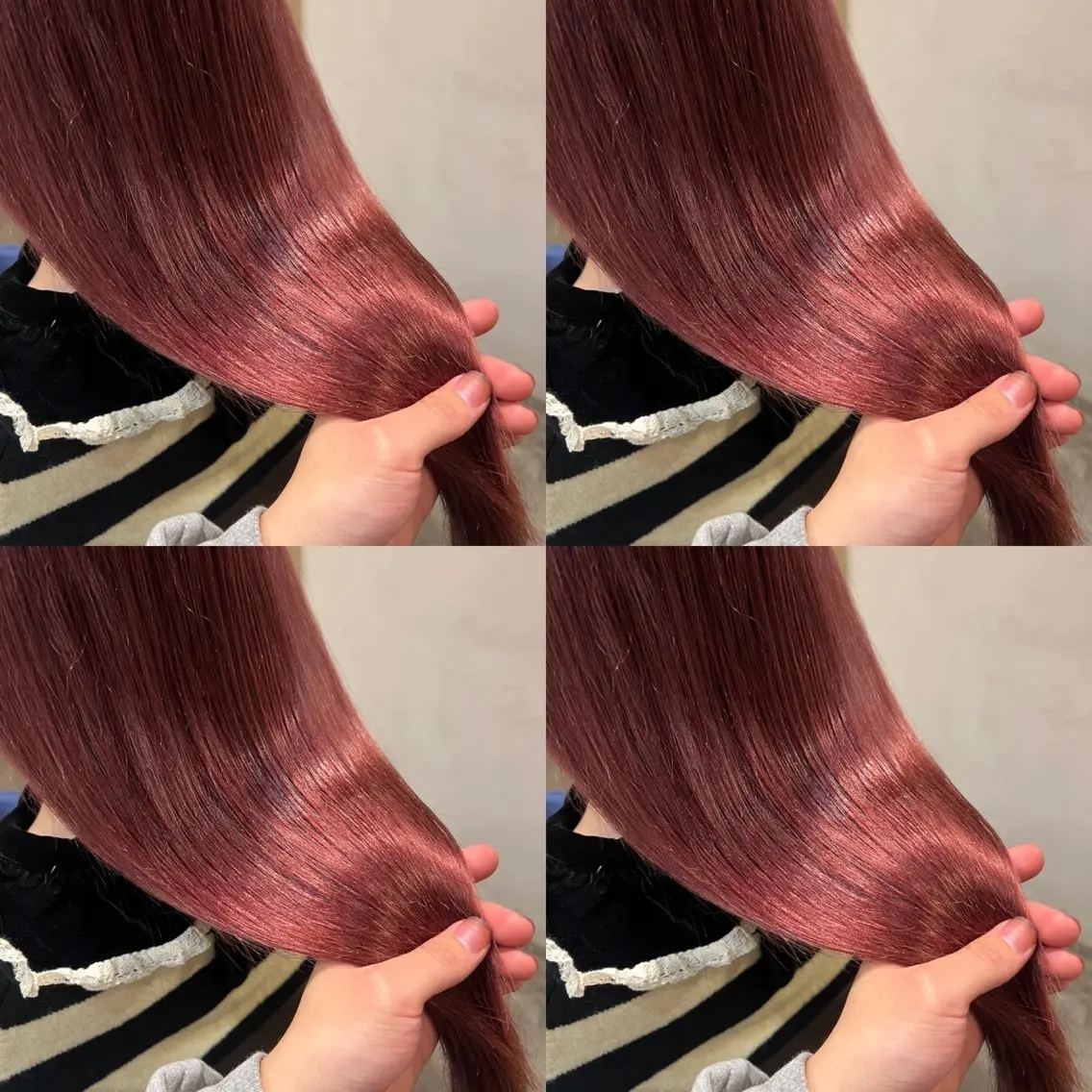 ロング カラー レッドカラー 髪質改善 店長✨髪質改善✖️ 透明感カラー／純大のヘアスタイル