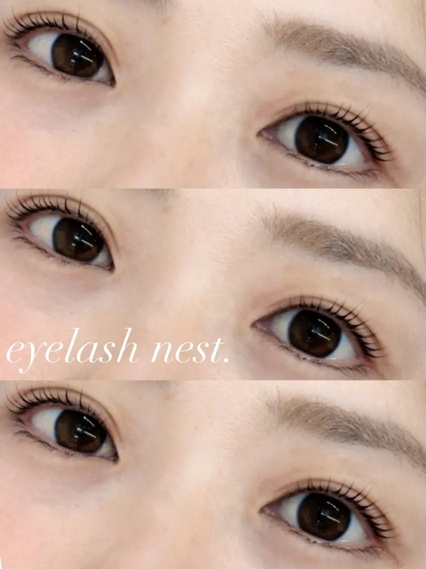 マツエク・マツパ 一重×まつ毛パーマ 🤍nest. エリ🤍のマツエク・マツパデザイン