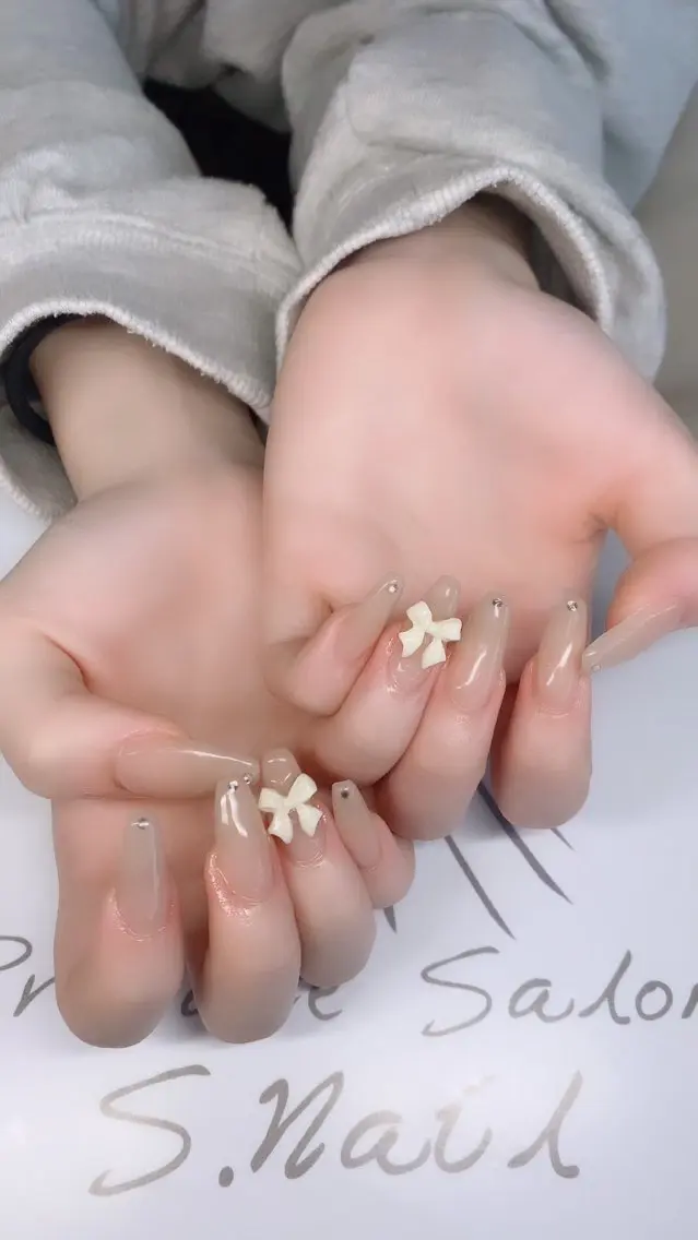 ネイル 西大分S.Nail 𓏲⋆🪸.⋆⸜🫧のネイルデザイン