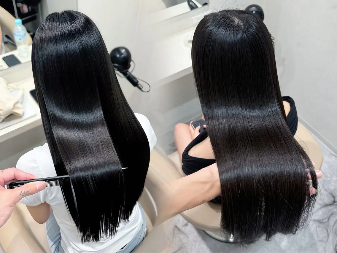 カット+髪質改善縮毛矯正の写真