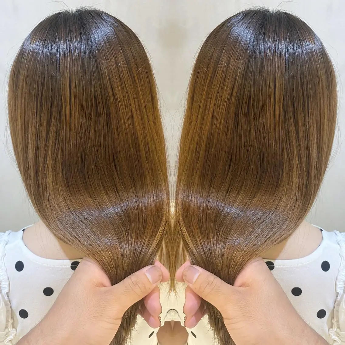 セミロング カラー ヘアアレンジ ネイル マツエク・マツパ 透明感カラー ハイライトカラー 外国人風カラー ハイライト 外ハネヘア カット ヘッドスパ 夜23時まで予約🉑 reverieあきらのヘアスタイル