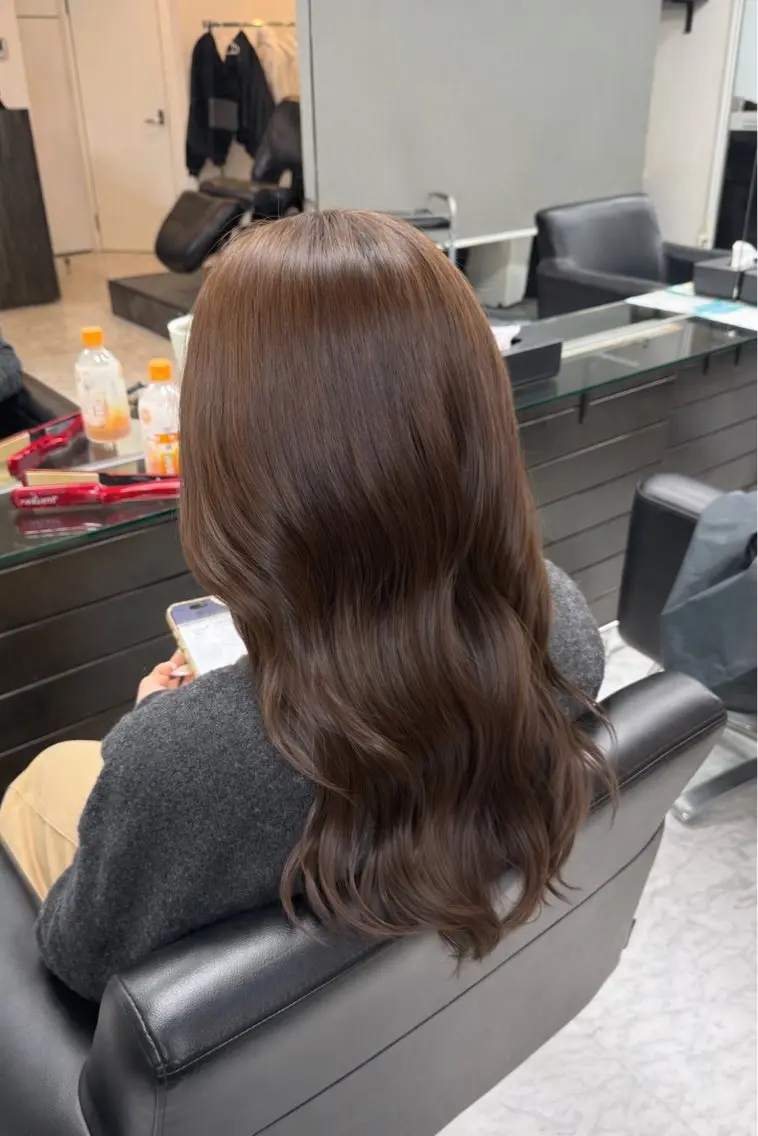 ロング カラー PasDePlan あやかのヘアスタイル