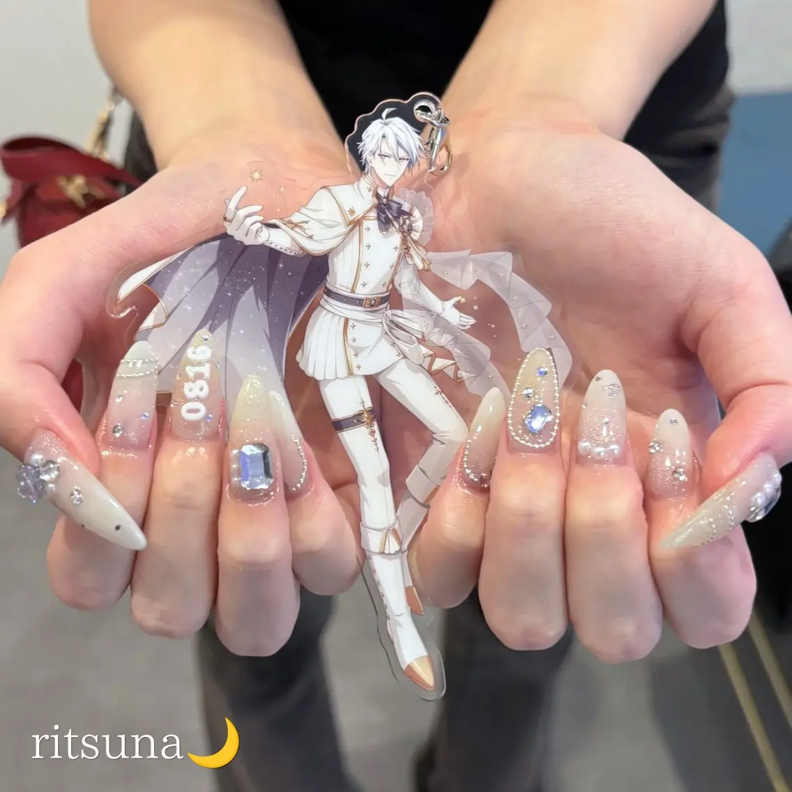 ネイル ハンドネイル ritsuna🌙 nail 堺筋本町のネイルデザイン