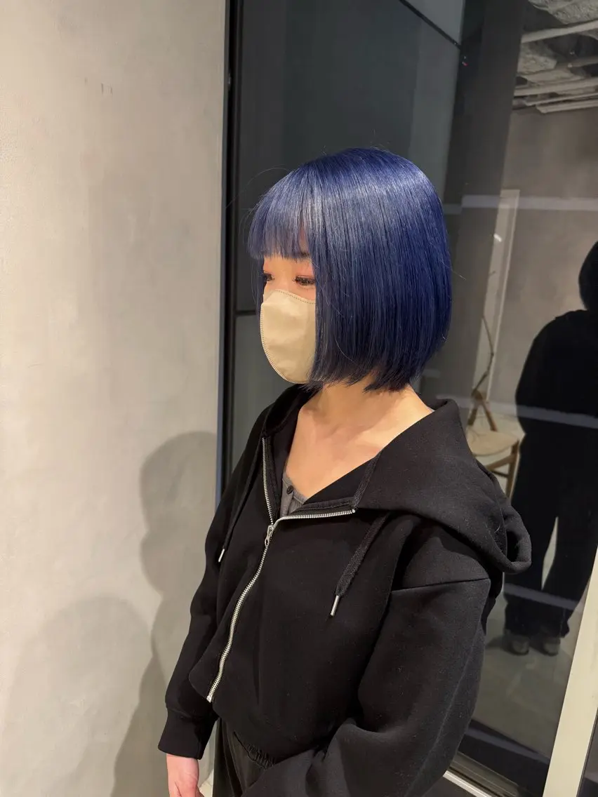 ショート カラー カット ヘアカラー ハイトーン/うる艶 カラー Mioのヘアスタイル
