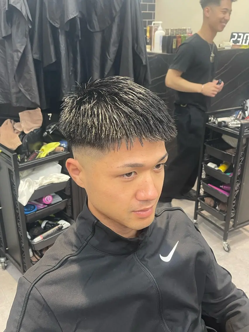 ショート メンズ フェードカット スキンフェード カット 【Men's Lapis横浜】翔太のヘアスタイル
