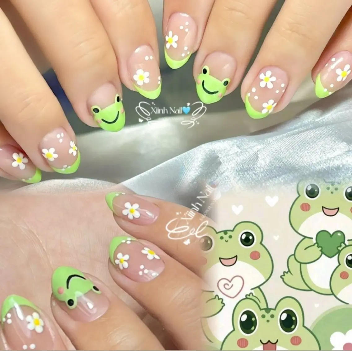 ネイル チークネイル 桜ネイル 長さ出し フットネイル ジェルネイル Maika's nailのネイルデザイン