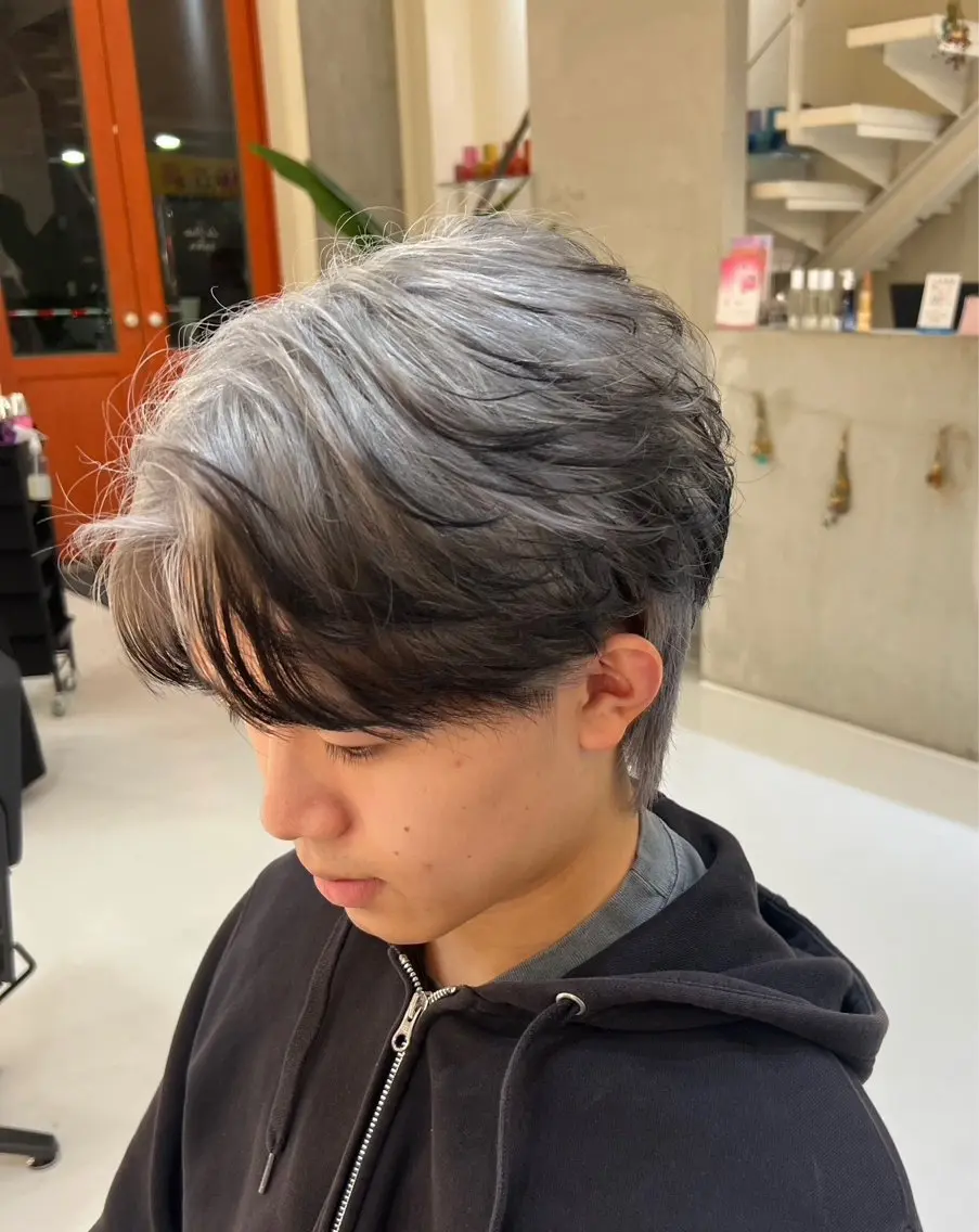 カラー メンズ ヘアカラー トリートメント 滝沢 智希のヘアスタイル