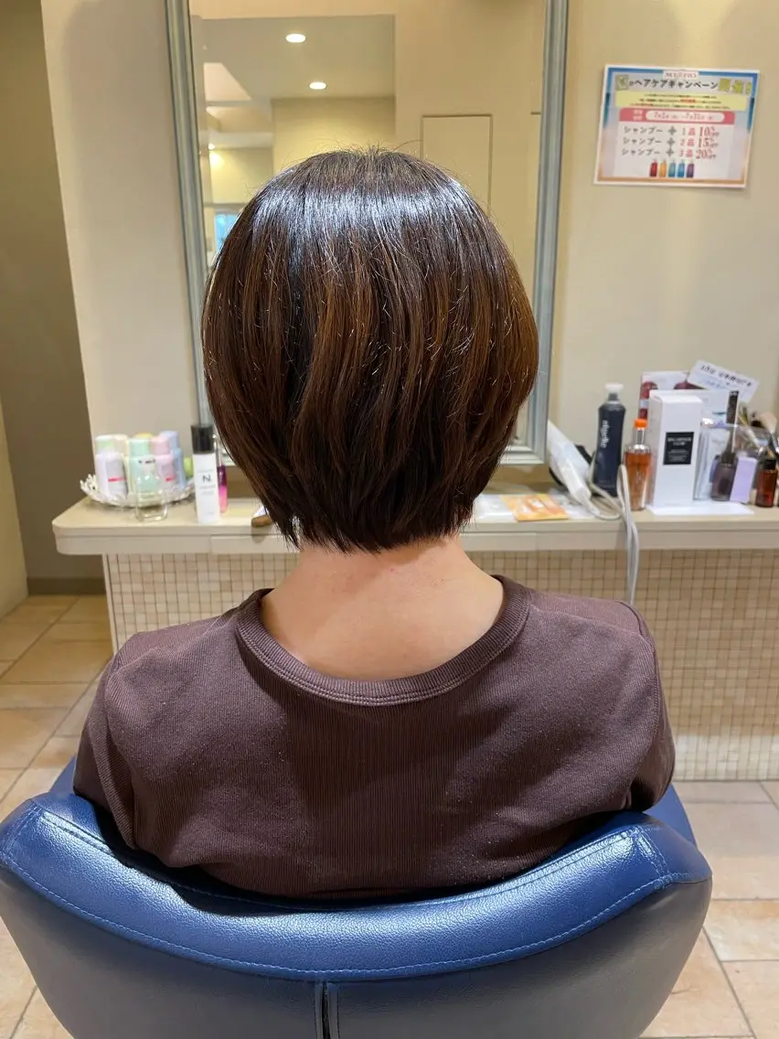 ショート しみず ちはるのヘアスタイル