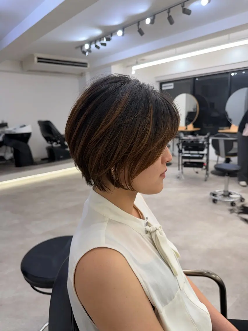 ショート 大人可愛いショート/ オシャレボブ田中大貴のヘアスタイル
