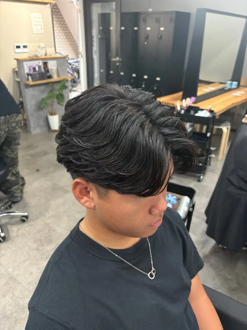 パーマ メンズ カット パーマ 🌱立川【縮毛矯正】 璃音🌱のヘアスタイル