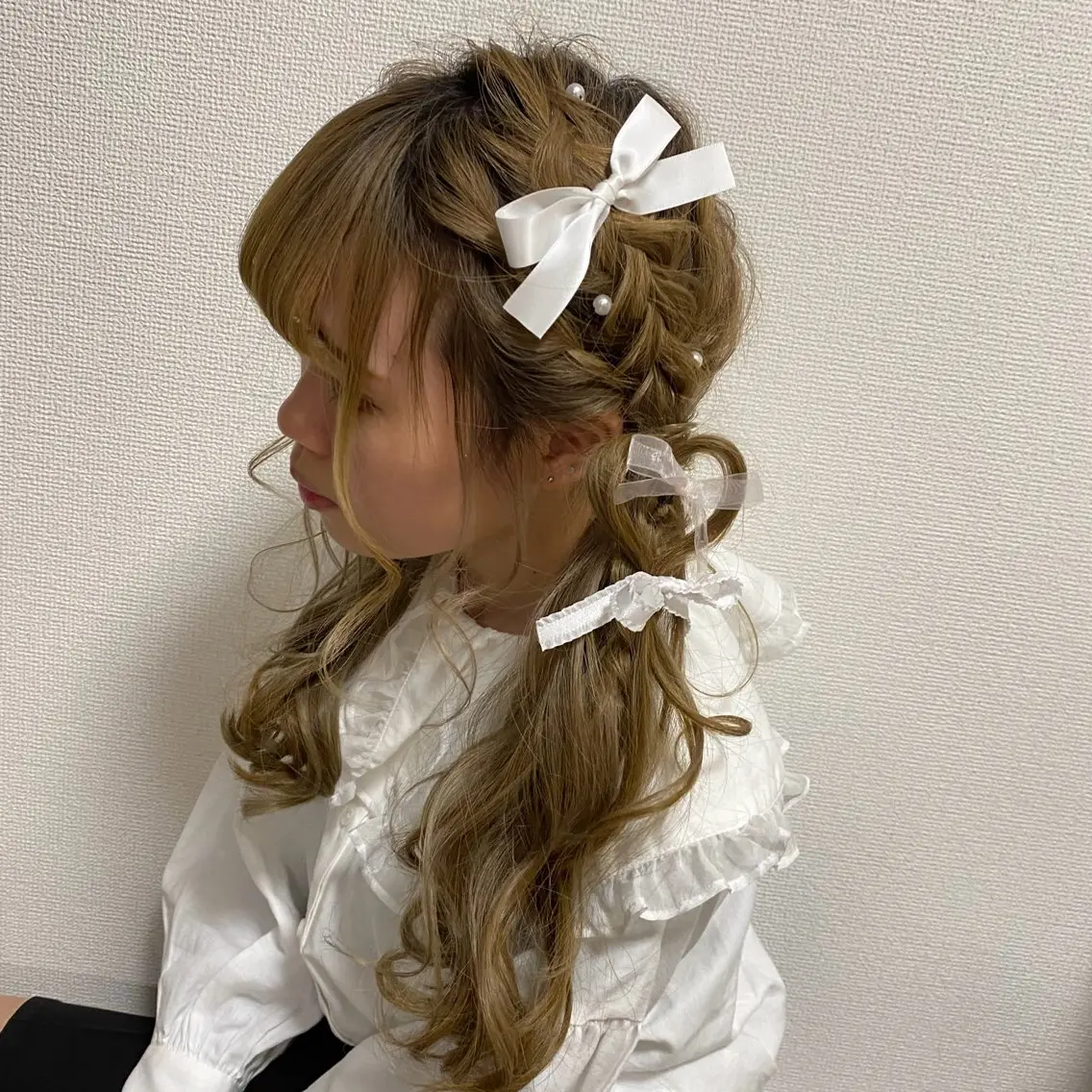 ロング ヘアセット girly hair 💗SHINO💗のヘアスタイル