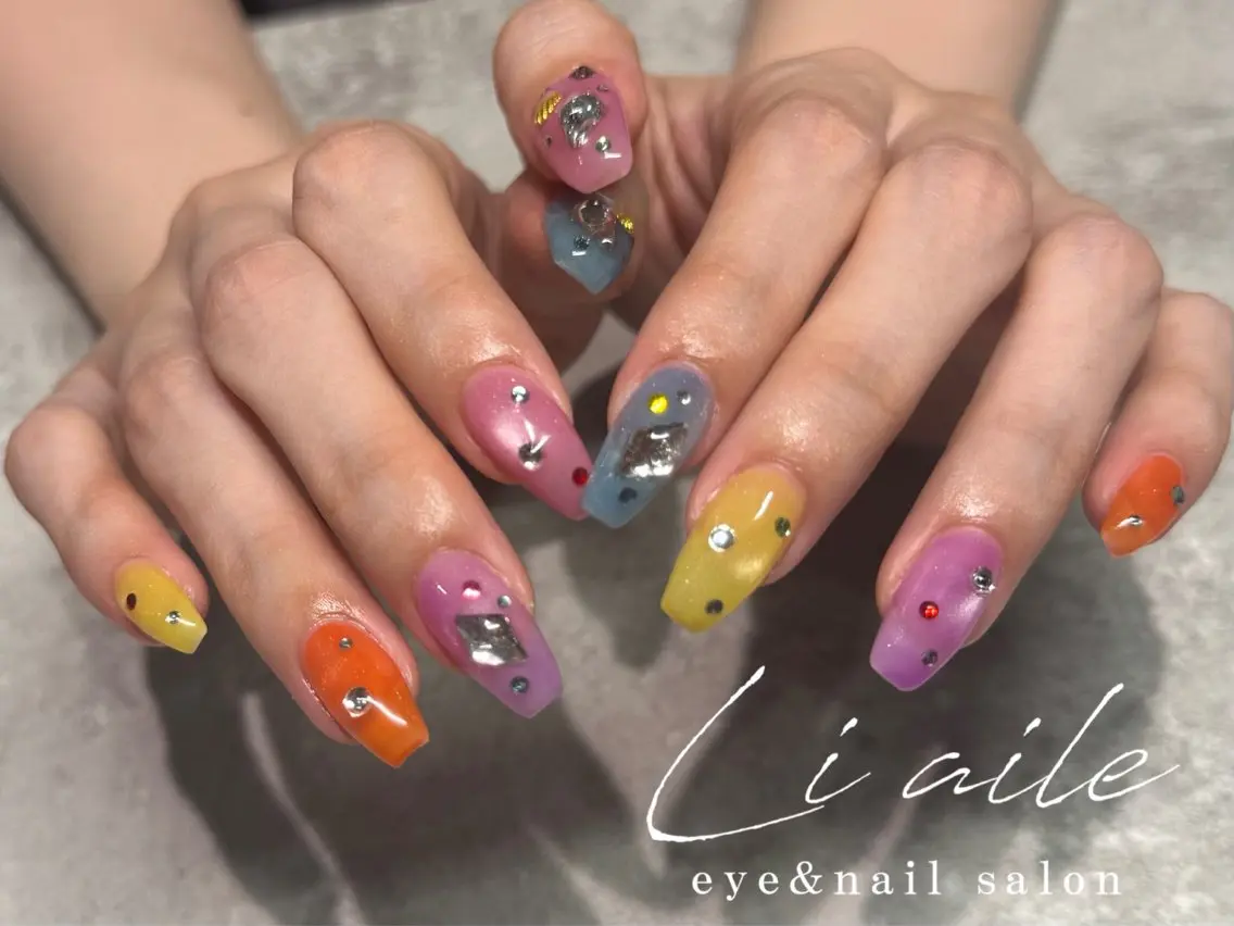 ネイル フットネイル Li aile Aika🌙のネイルデザイン