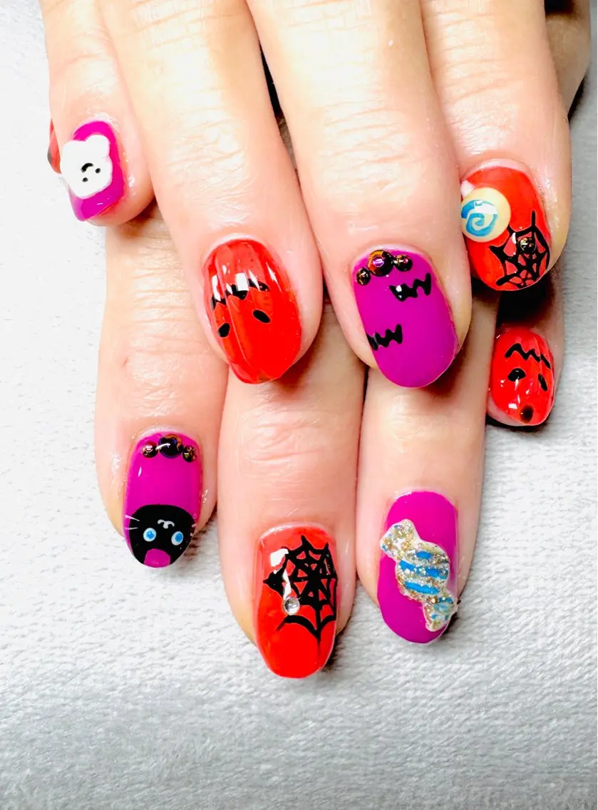 ネイル ハロウィン nail atelier  Rのネイルデザイン