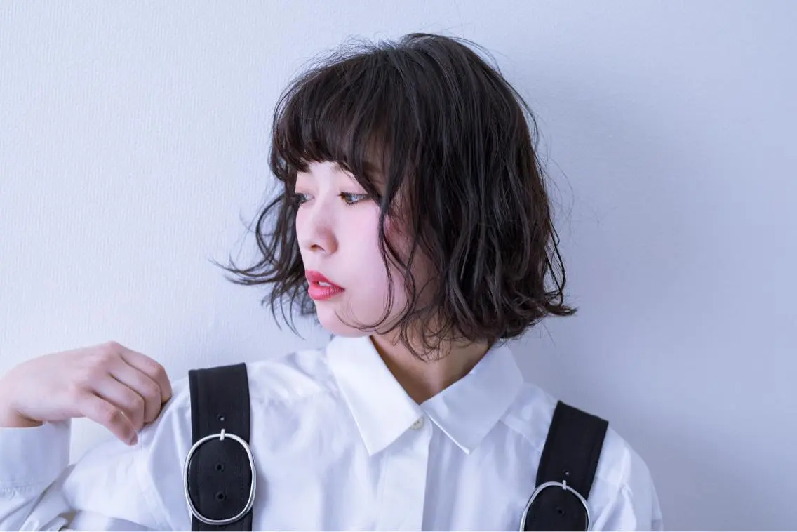 ミディアム ボブ 松木 信也のヘアスタイル