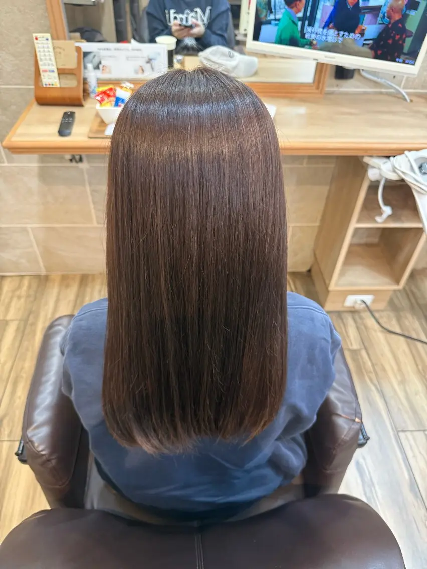 セミロング カラー ヘアカラー トリートメント 🌷 せいな🌷のヘアスタイル