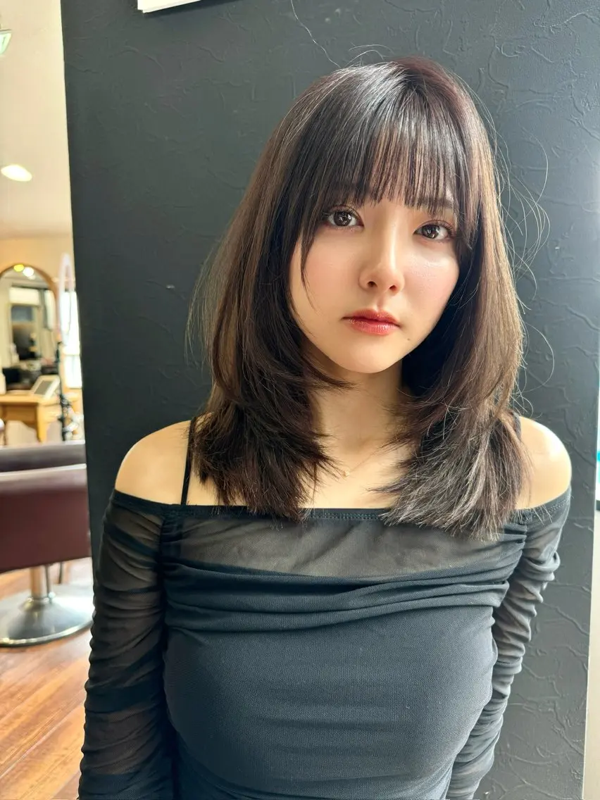 ロング カラー 似合わせレイヤー 🇰🇷荒木洋文のヘアスタイル