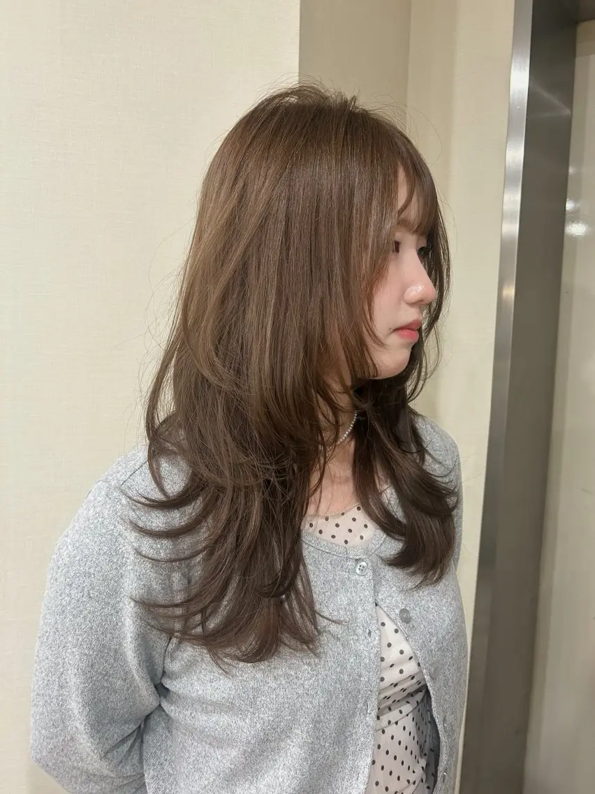 ロング カット hair&eye🎀 /momoKaのヘアスタイル