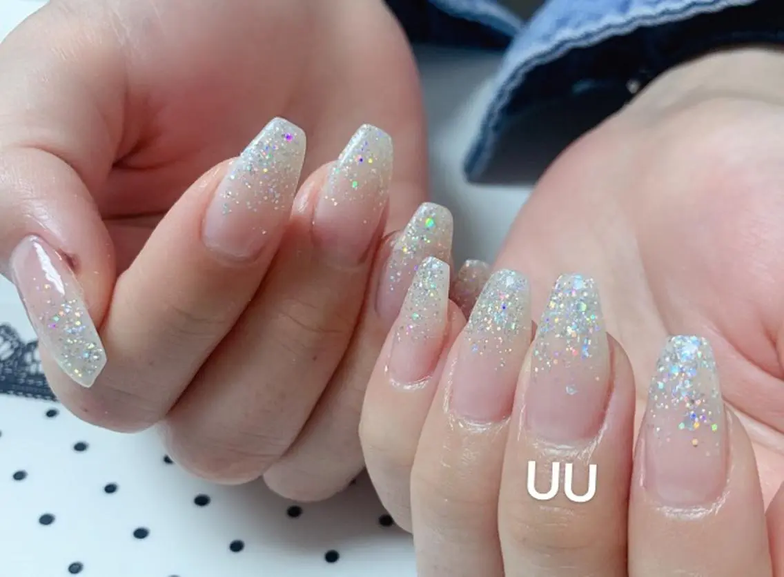 ネイル ラメ(グリッター) ラメグラデーション UU Beauty &Nailのネイルデザイン