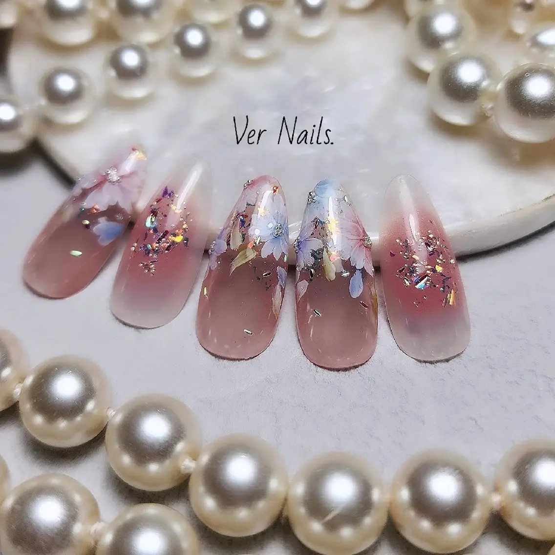 ネイル チークネイル フラワーネイル Ver Nails.のその他イメージ