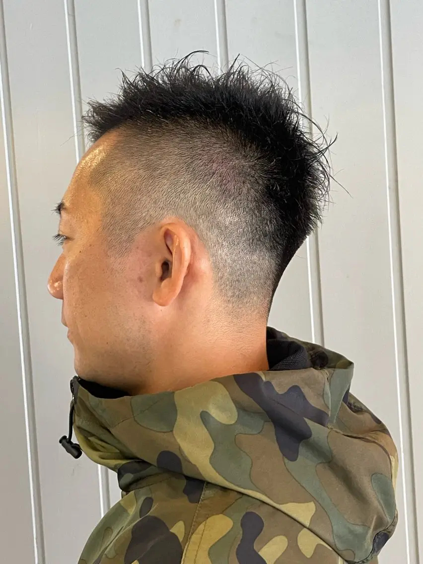 メンズ フェードカット 刈り上げ 髙田 聖弥のヘアスタイル