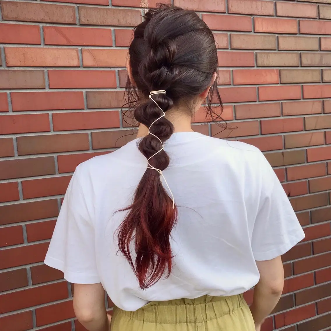 ロング カラー ヘアアレンジ 田谷 夏生のヘアスタイル