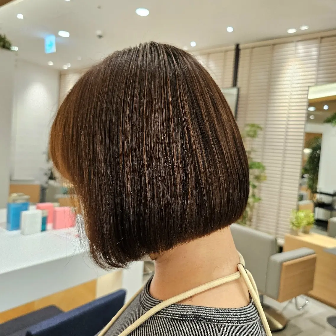 ミディアム カット ヘアカラー ✂髪質改善ストレート NO.1 深澤 颯斗のヘアスタイル