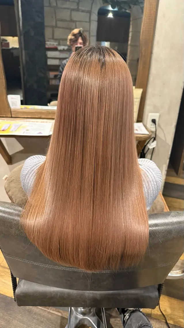 ロング カット トリートメント 髪質改善カラー🫧＆ レイヤー🕊古川のヘアスタイル