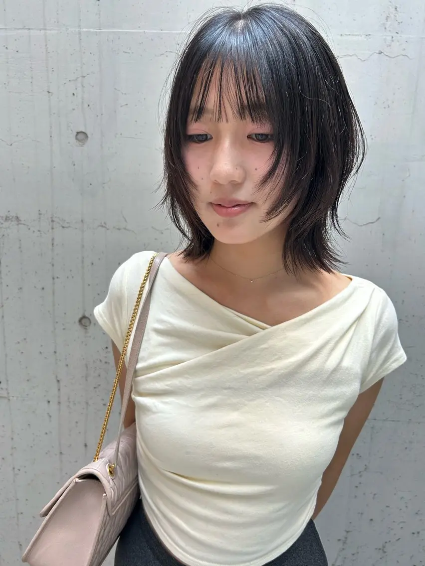 ショート カラー ハッシュカット レイヤーカット カット ヘアカラー Pia ツボイ ケイタのヘアスタイル