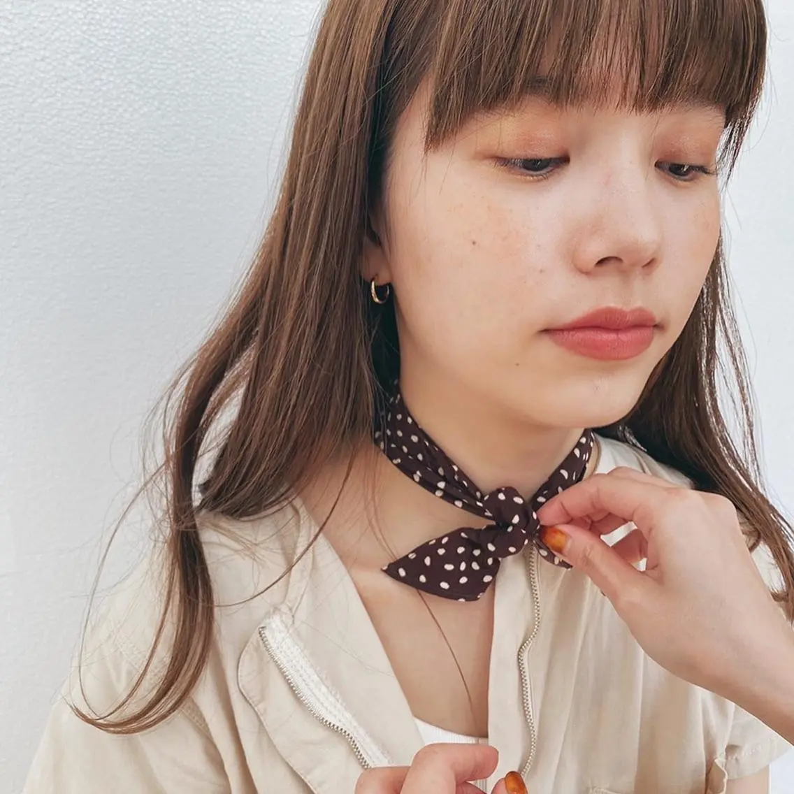 ロング カラー パーマ ヘアアレンジ メンズ キッズ ネイル マツエク・マツパ モリモト サナのヘアスタイル