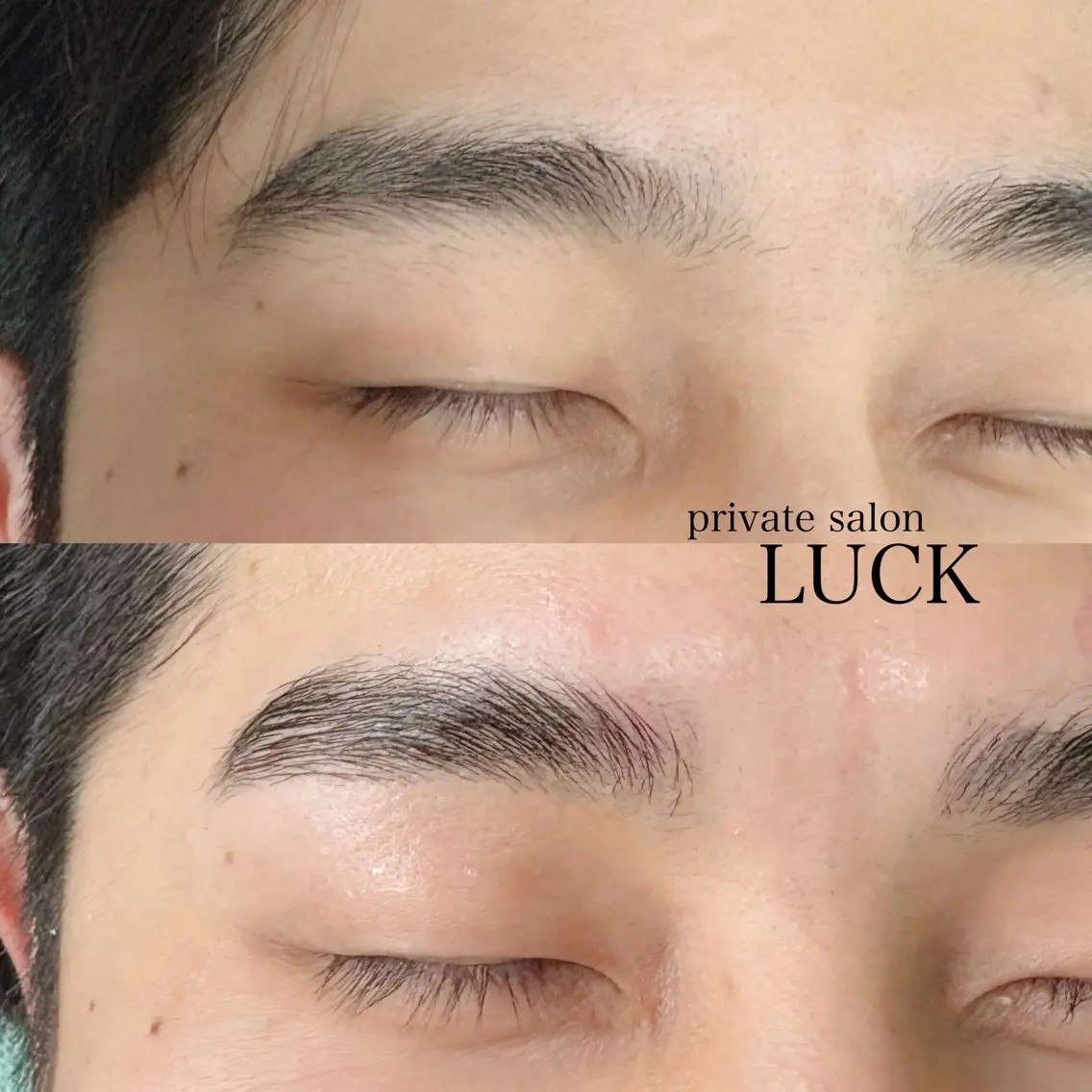 メンズ アイブロウ salon LUCKのマツエク・マツパデザイン