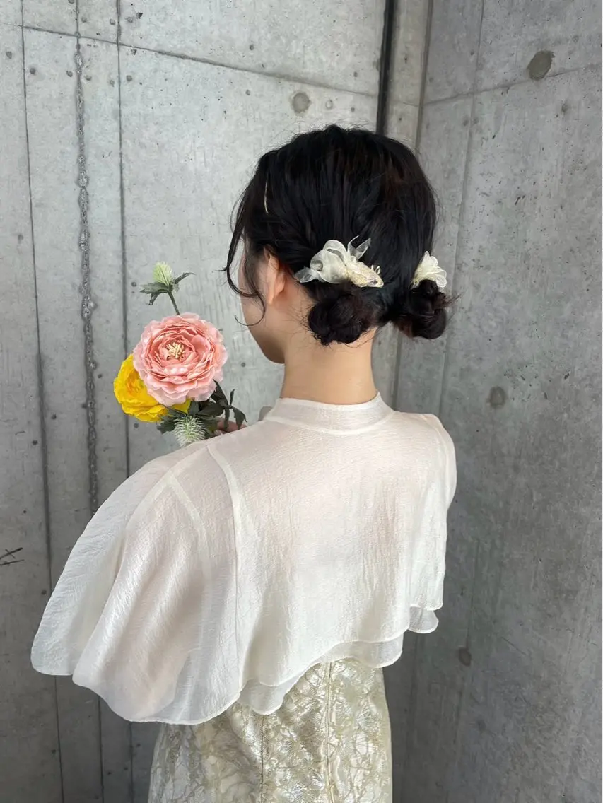 ヘアアレンジ ヘアセット 美髪× ヘアセット✨Araiのヘアスタイル