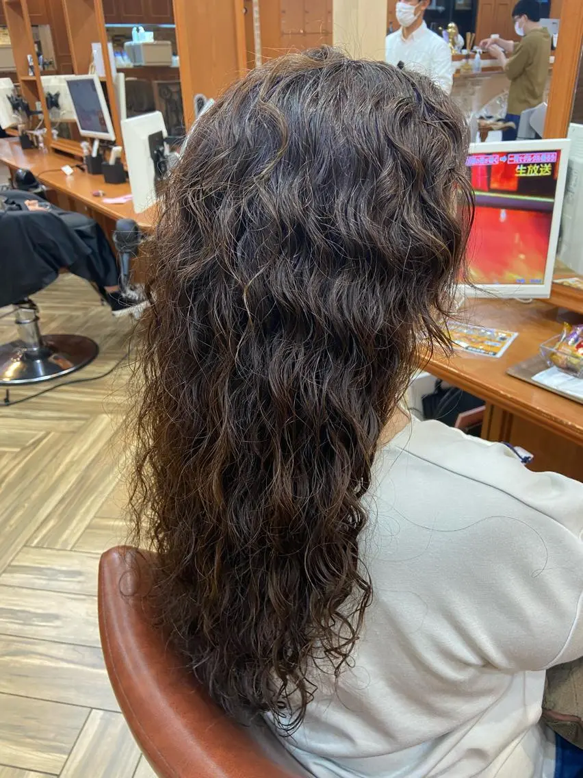 似合わせカット✂️&艶カラー&コスメパーマ&最高級コラーゲントリートメント💆♀️💭💭の写真