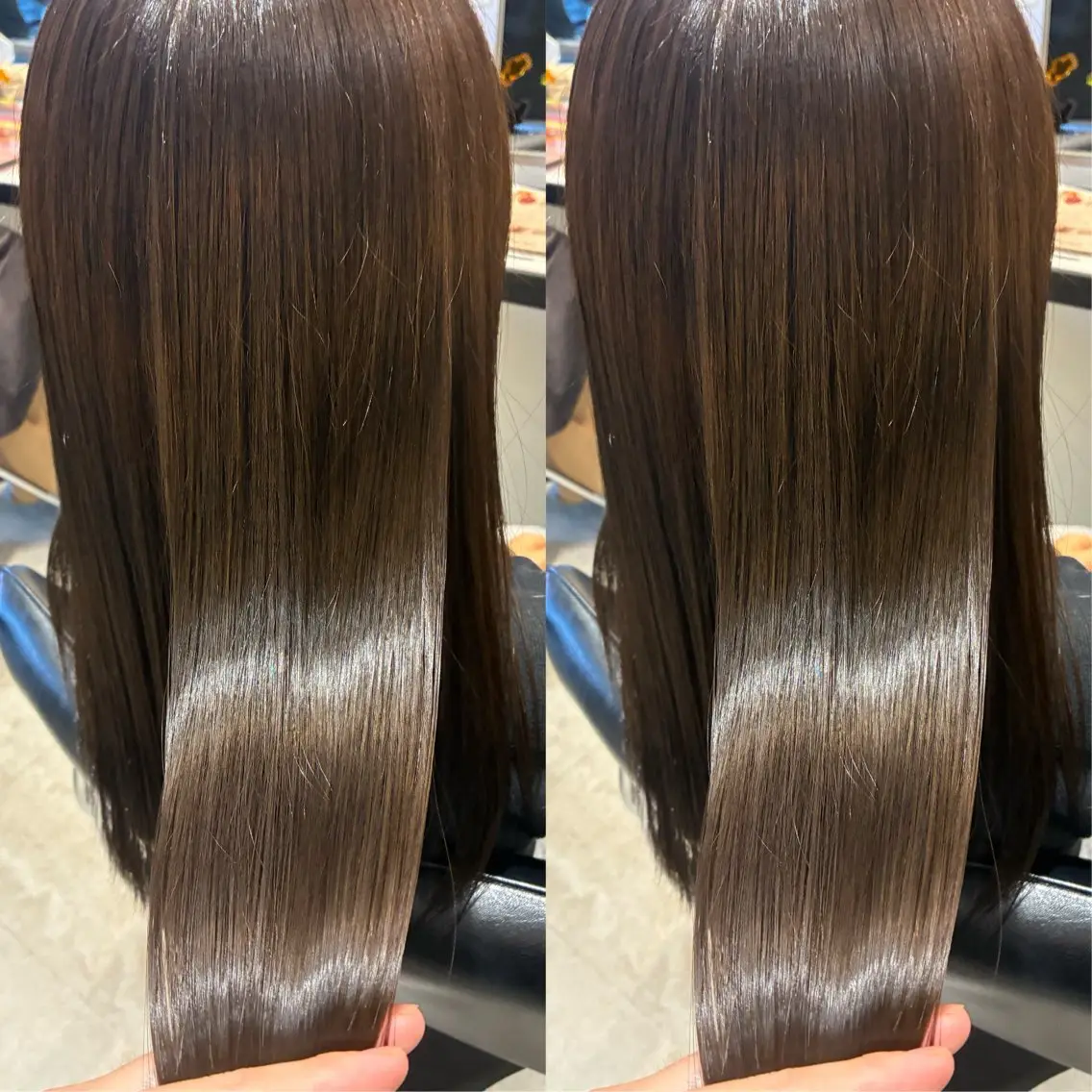セミロング カット ヘアカラー powderhair 福岡直弥のヘアスタイル