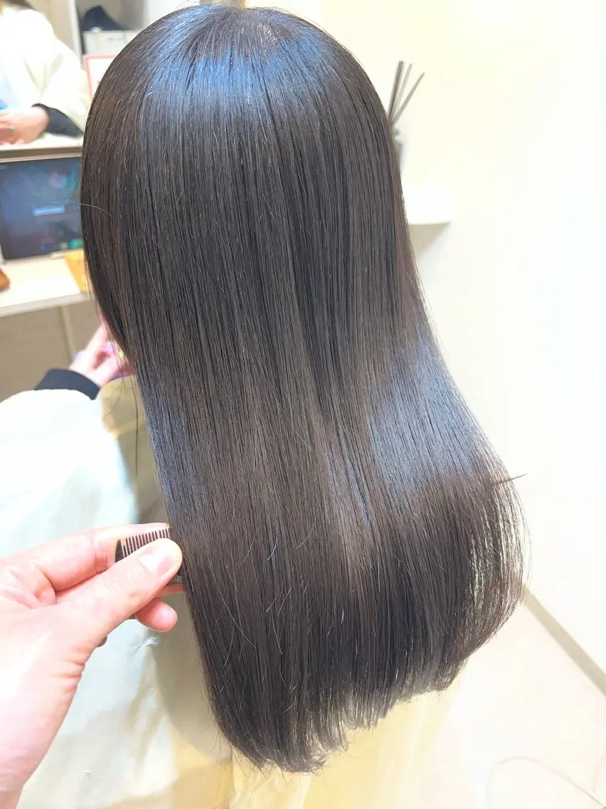 ロング カット 縮毛矯正 トリートメント 🌕酸性縮毛矯正 高野竜🌕のヘアスタイル