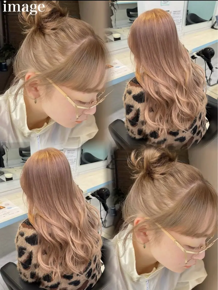 ロング トリートメント ヘアカラー トリートメント ヘッドスパ ケアブリーチ🌺 透明感🪽とわのヘアスタイル