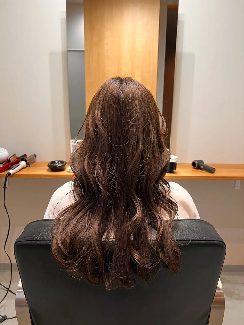 ロング カット ヘアカラー トリートメント リュウガ/艶髪矯正 /透明感カラーのヘアスタイル