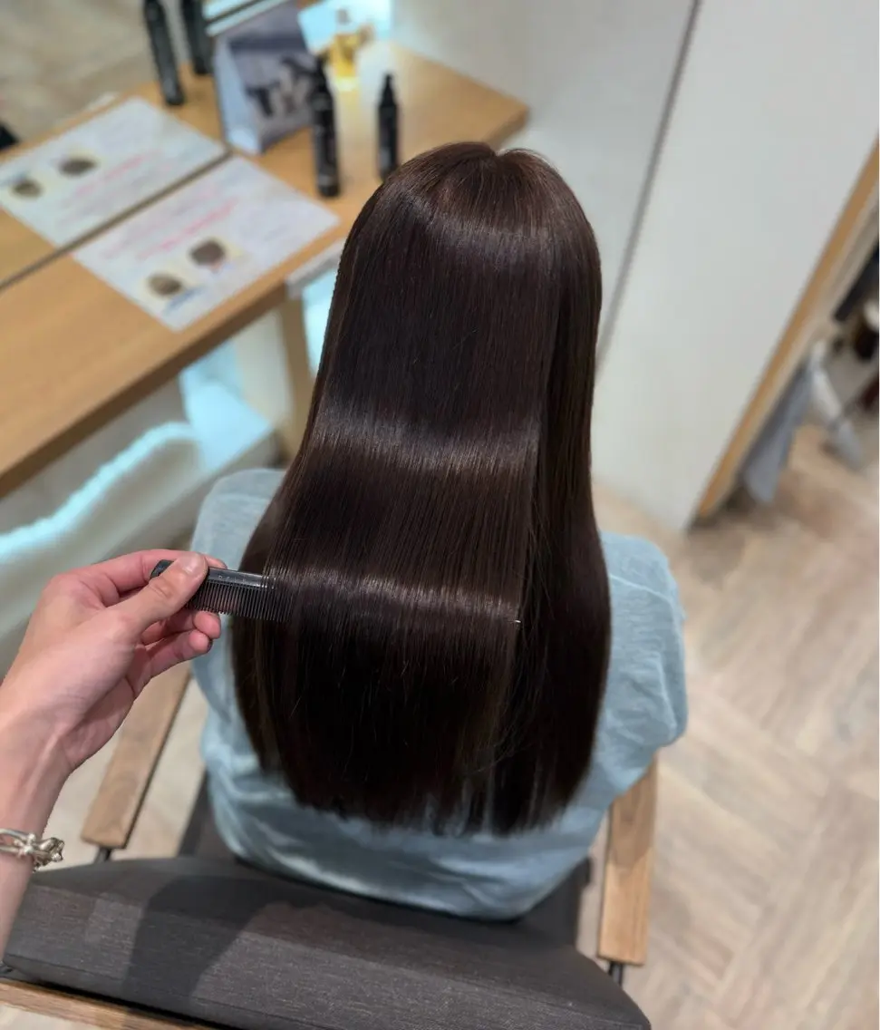 ロング カラー 西川 竜誠のヘアスタイル